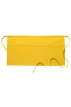 Load image into Gallery viewer, Yellow Deluxe Waist Apron (3 Pockets)