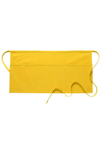 Yellow Deluxe Waist Apron (3 Pockets)