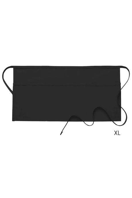 Black XL Waist Apron (3 Pockets)