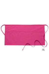 Hot Pink XL Waist Apron (3 Pockets)