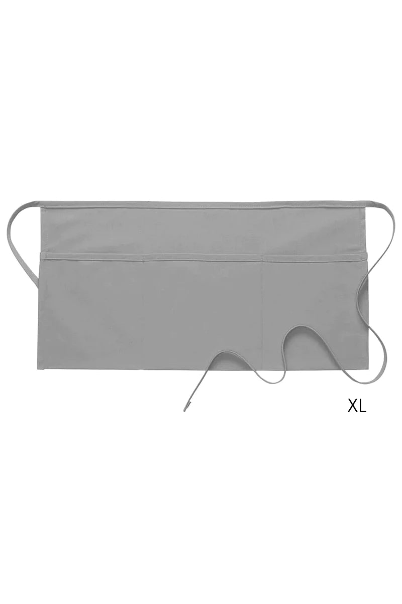 Silver XL Waist Apron (3 Pockets)