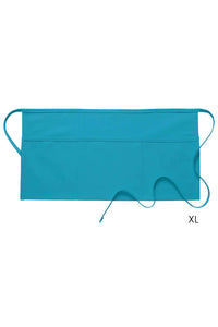 Turquoise XL Waist Apron (3 Pockets)