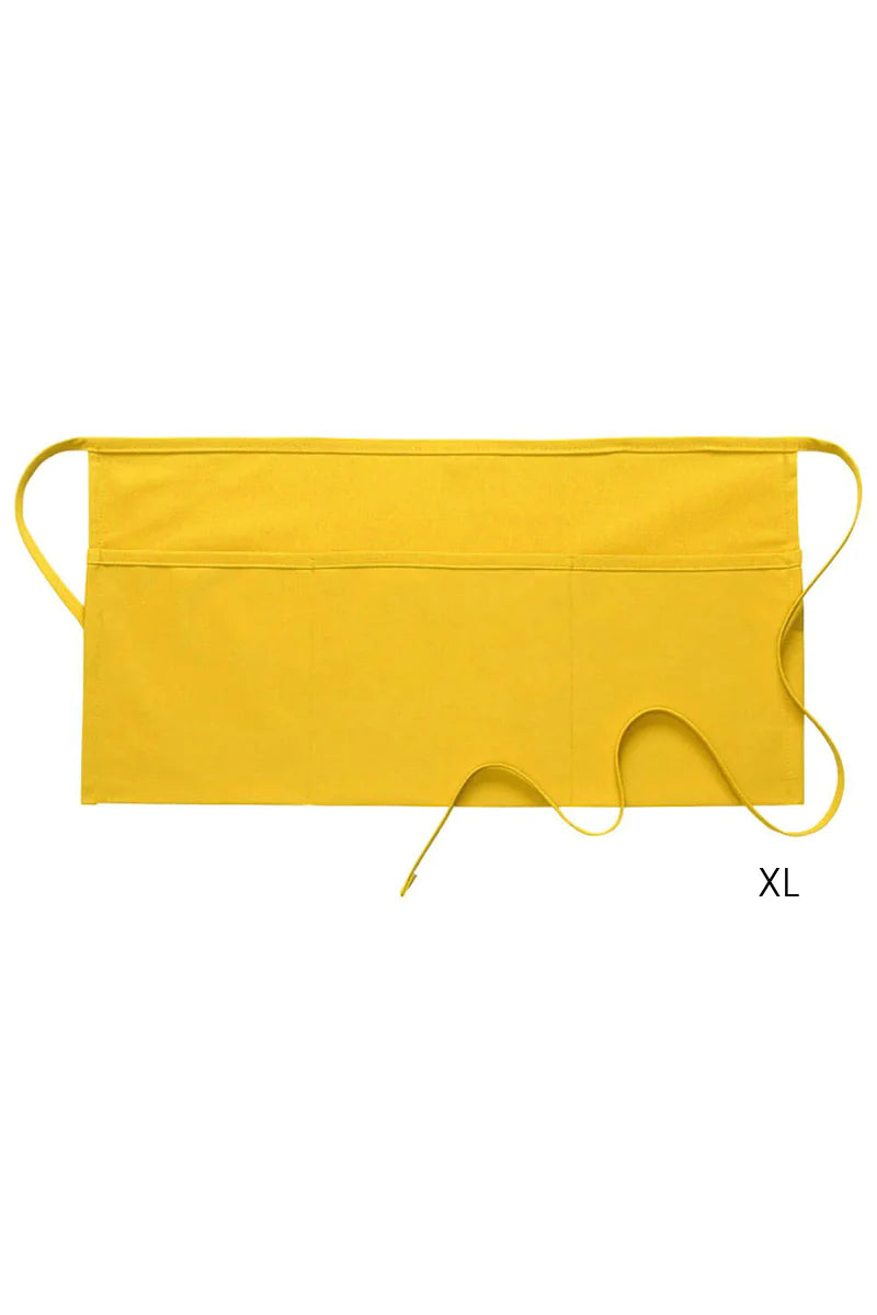 Yellow XL Waist Apron (3 Pockets)