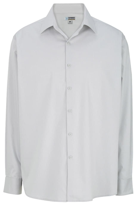 Edwards Men's Platinum Spread Collar Dress Shirt
