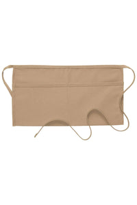 Khaki Standard Waist Apron (2 Pockets)