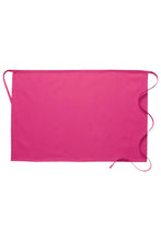 Load image into Gallery viewer, Hot Pink Half Bistro Apron (No Pockets)