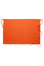 Load image into Gallery viewer, Orange Half Bistro Apron (No Pockets)