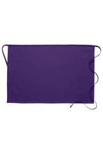 Load image into Gallery viewer, Purple Half Bistro Apron (No Pockets)