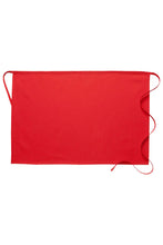 Load image into Gallery viewer, Red Half Bistro Apron (No Pockets)