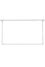 Load image into Gallery viewer, Turquoise Half Bistro Apron (No Pockets)