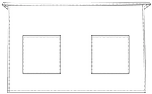 Load image into Gallery viewer, Turquoise Half Bistro Apron (2 Patch Pockets)