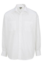 Load image into Gallery viewer, Edwards S / 31 / White Men&#39;s Broadcloth Shirt (2 Pockets)
