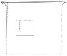 Load image into Gallery viewer, Maroon 3/4 Bistro Apron (1 Pocket)