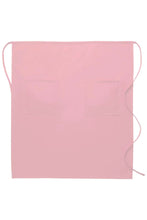 Load image into Gallery viewer, Pink Full Bistro Apron (2 Pockets)