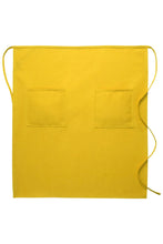 Load image into Gallery viewer, Yellow Full Bistro Apron (2 Pockets)