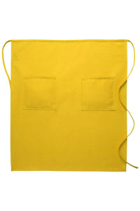Yellow Full Bistro Apron (2 Pockets)