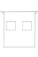 Load image into Gallery viewer, Maroon Full Bistro Apron (2 Pockets)