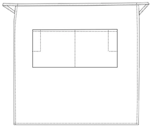 Kelly 3/4 Bistro Apron (2 Pockets)