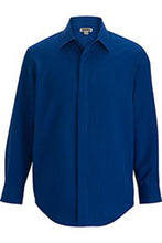 Load image into Gallery viewer, Edwards Men&#39;s Cobalt Blue Café Batiste Shirt