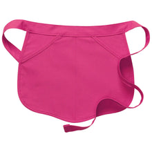 Load image into Gallery viewer, Hot Pink Scalloped Waist Apron (2 Pockets)