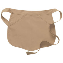 Load image into Gallery viewer, Khaki Scalloped Waist Apron (2 Pockets)