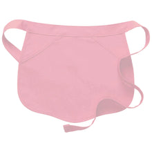 Load image into Gallery viewer, Pink Scalloped Waist Apron (2 Pockets)