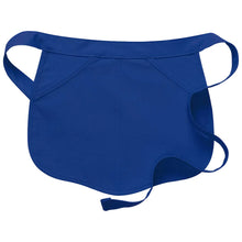 Load image into Gallery viewer, Royal Blue Scalloped Waist Apron (2 Pockets)