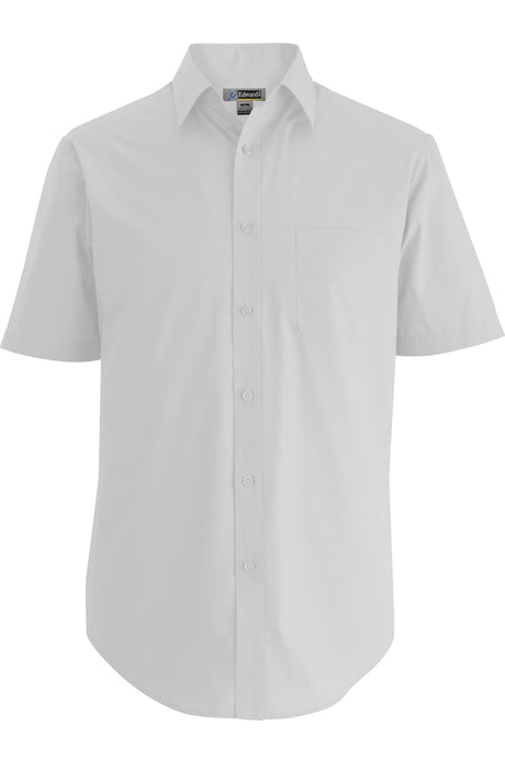 Edwards S / Regular Men's Essential Broadcloth Shirt - White