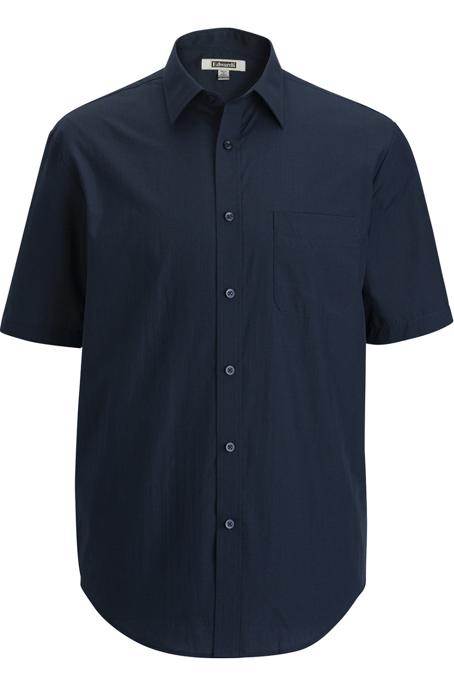 Men's Navy Essential Broadcloth Shirt