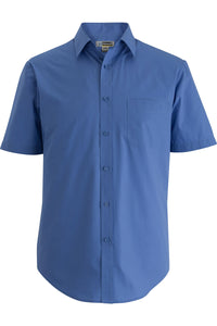 Edwards S / Regular Men's Essential Broadcloth Shirt - French Blue
