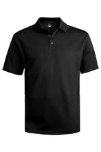 Load image into Gallery viewer, Edwards S Men&#39;s Hi-Performance Polo - Black