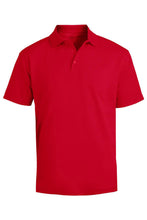 Load image into Gallery viewer, Edwards S Men&#39;s Hi-Performance Polo - Red