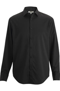 Edwards S / 33 Men's Black Sustainable Dress Shirt