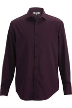 Load image into Gallery viewer, Edwards S / 33 Men&#39;s Eggplant Sustainable Dress Shirt