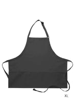 Load image into Gallery viewer, Charcoal Deluxe Bib XL Adjustable Apron (3 Pockets)