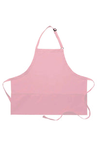 Pink Deluxe Bib Adjustable Apron (3 Pockets)