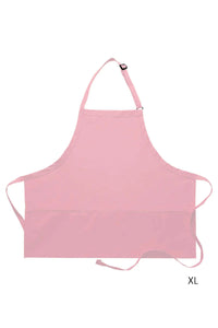 Pink Deluxe Bib XL Adjustable Apron (3 Pockets)