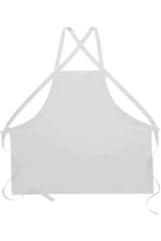 Load image into Gallery viewer, Cardi / DayStar White Deluxe Criss Cross Bib Apron (3 Pockets)