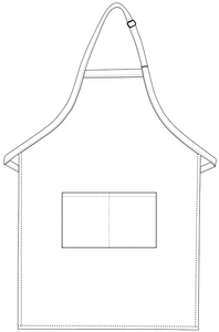 Kelly Deluxe XL Butcher Adjustable Apron (2 Pockets)