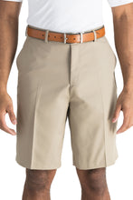 Load image into Gallery viewer, Edwards Men&#39;s Microfiber Flat Front Short - Tan