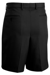 Edwards Men's Microfiber Flat Front Short - Black