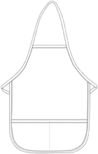 Load image into Gallery viewer, Hot Pink Kid&#39;s Bib Apron (2 Pockets)