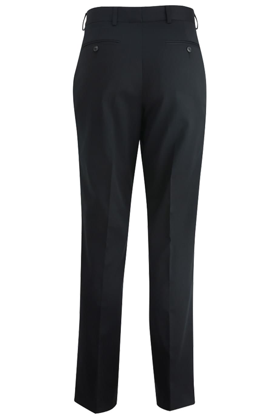 ross black dress Edwards 2530 Men's Redwood & Ross Flat Front Dress Pant - Black Onyx