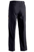 Load image into Gallery viewer, Edwards Men&#39;s Navy Microfiber Flat Front Dress Pant