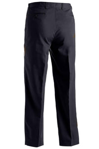 Edwards Men's Navy Microfiber Flat Front Dress Pant