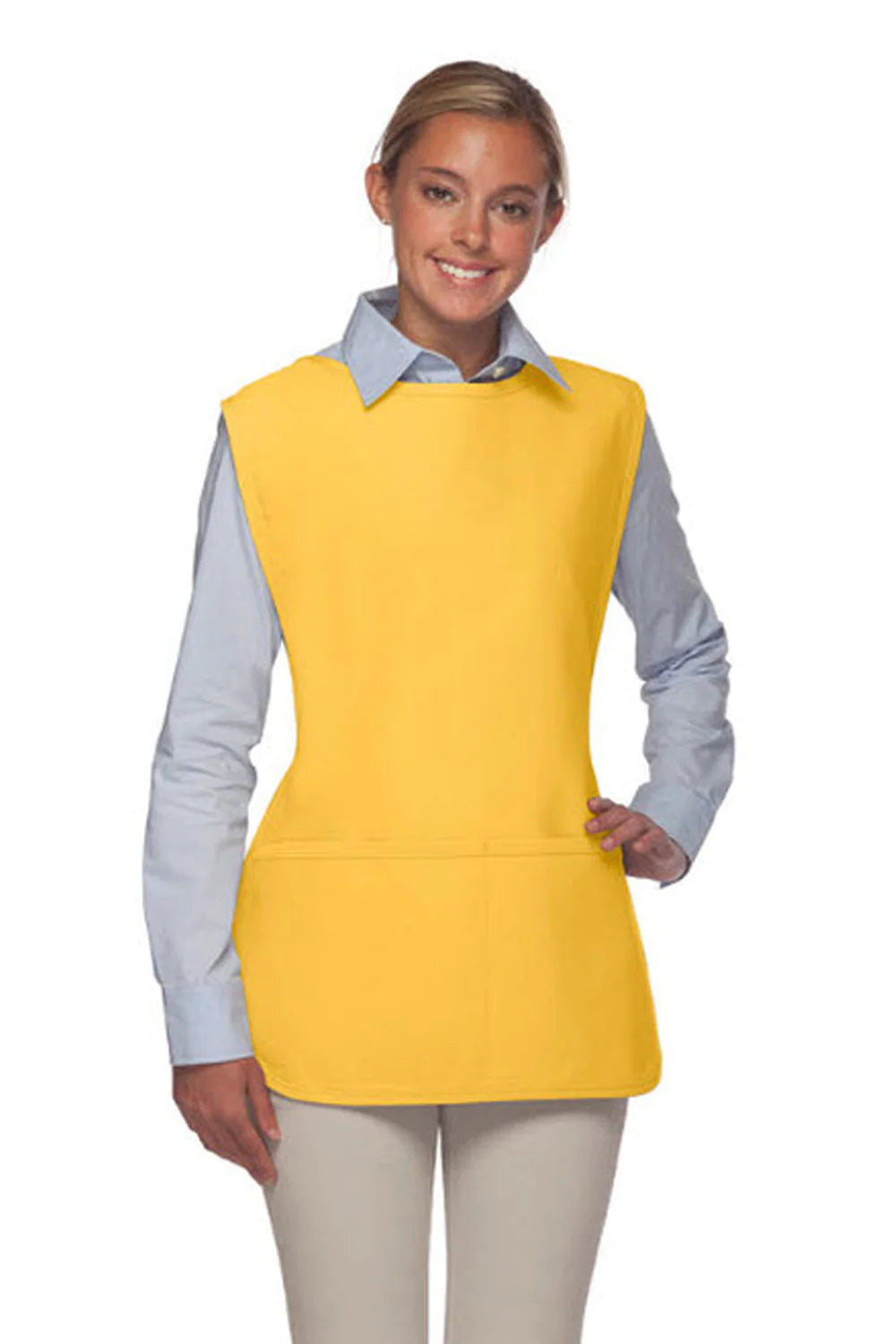 Cardi / DayStar Regular Yellow Deluxe Cobbler Apron (2 Pockets)