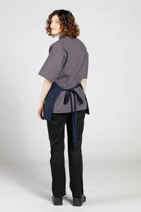 Uncommon Threads Navy Bib Adjustable Apron (3 Pockets)