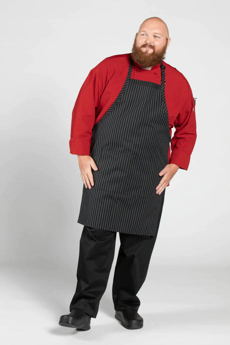 Uncommon Threads Pinstripe Butcher Adjustable Apron (2 Pockets)