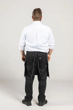 Load image into Gallery viewer, Uncommon Threads Pinstripe Half Bistro Apron (2 Pockets)