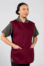 Load image into Gallery viewer, Uncommon Threads Burgundy Cobbler Apron (2 Pockets)